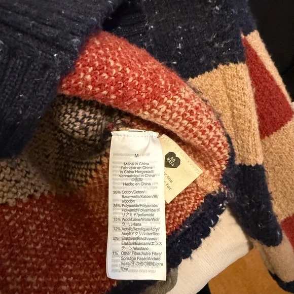 Madewell Checkered Colburne Cardigan Sweater in Coziest Textured Yarn - Picture 6 of 8